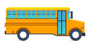 Clipart depiction of a school bus