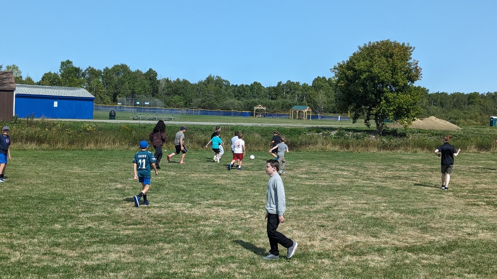 After working on the book categorizing project students went out for recess. 