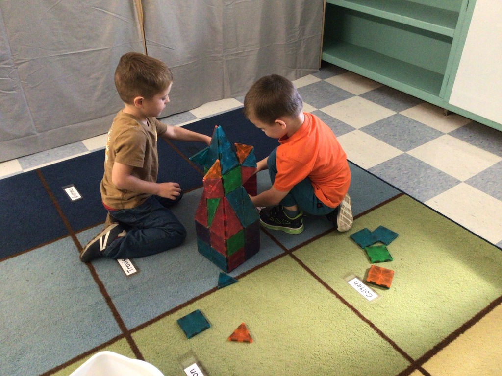 Students involved in fun learning 