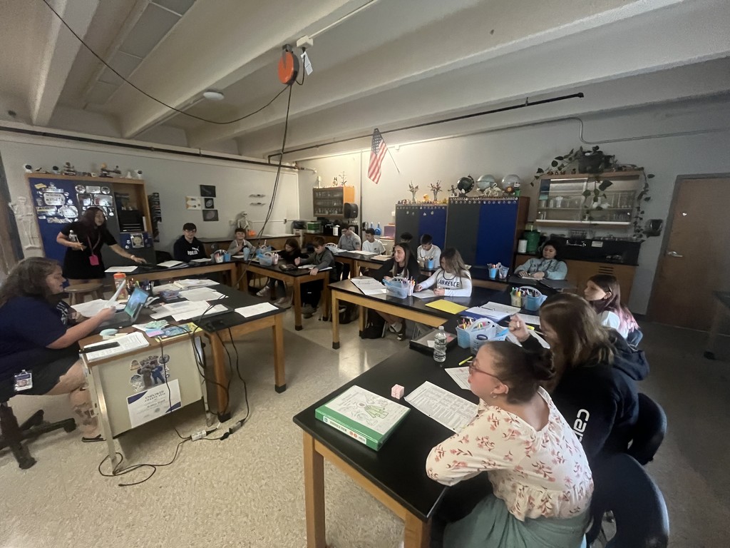 Students participating in learning.