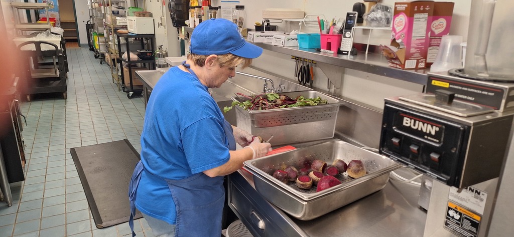 Picture of someone preparing food