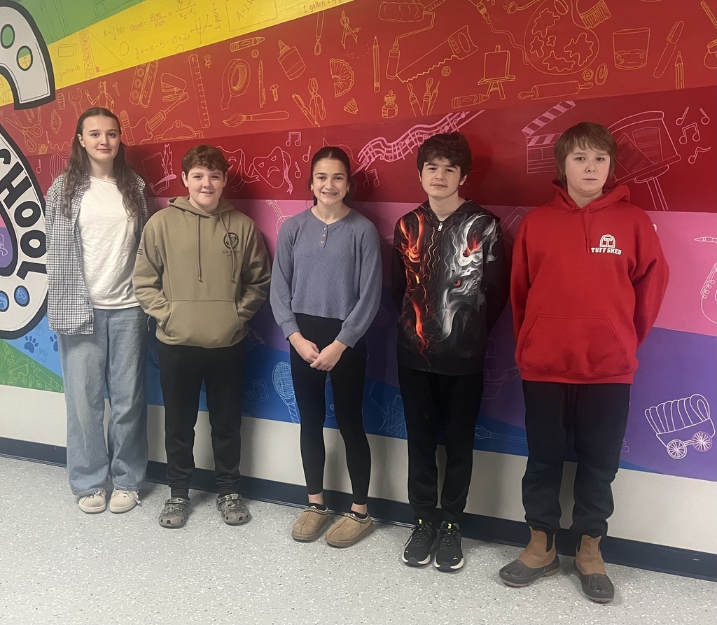 Picture of students who earned a bulldogs award.