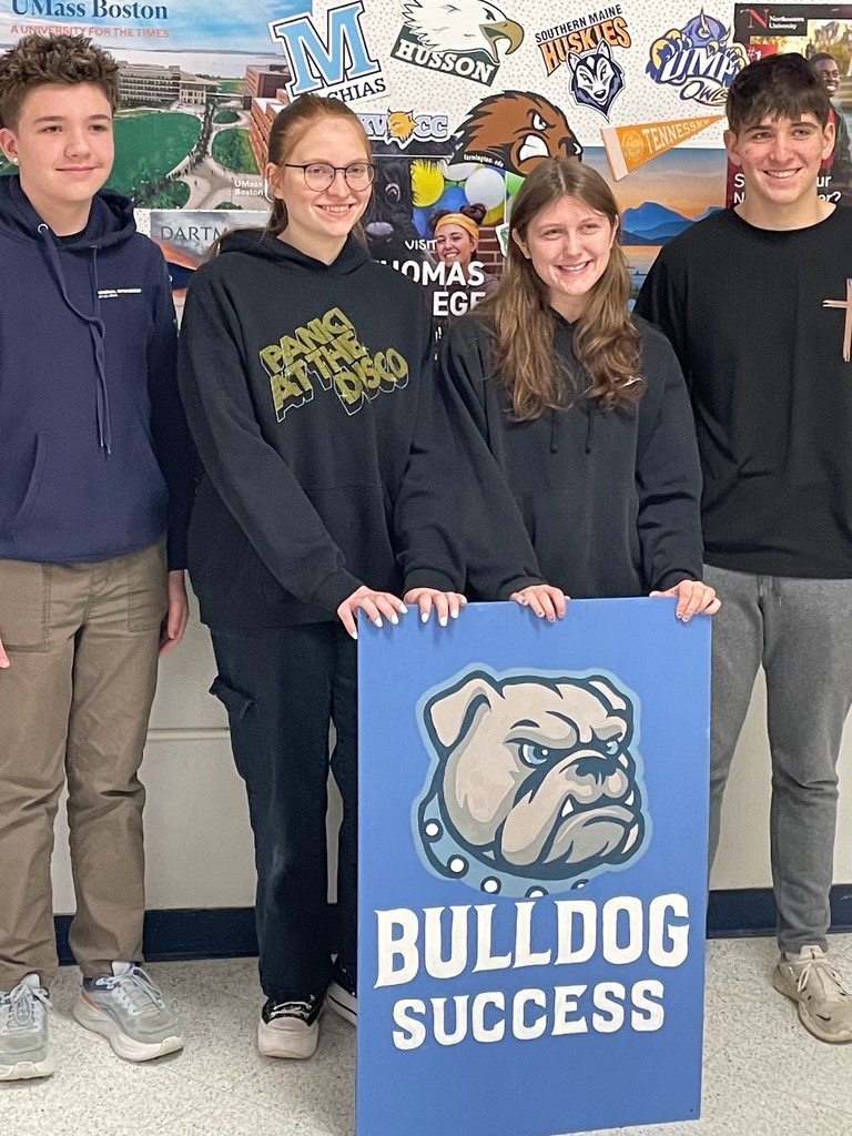 Pictures of students who earned the safe driver award.