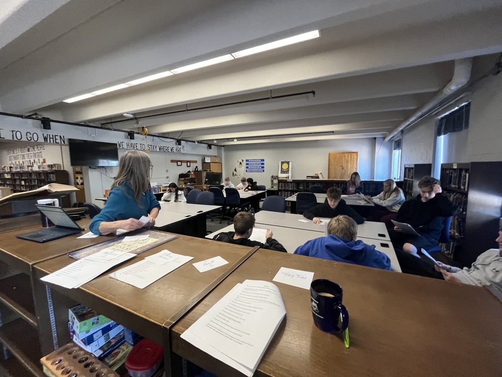 8th grade ELA classes participated in a Reader's Theater reading of the classic story, A Christmas Carol.