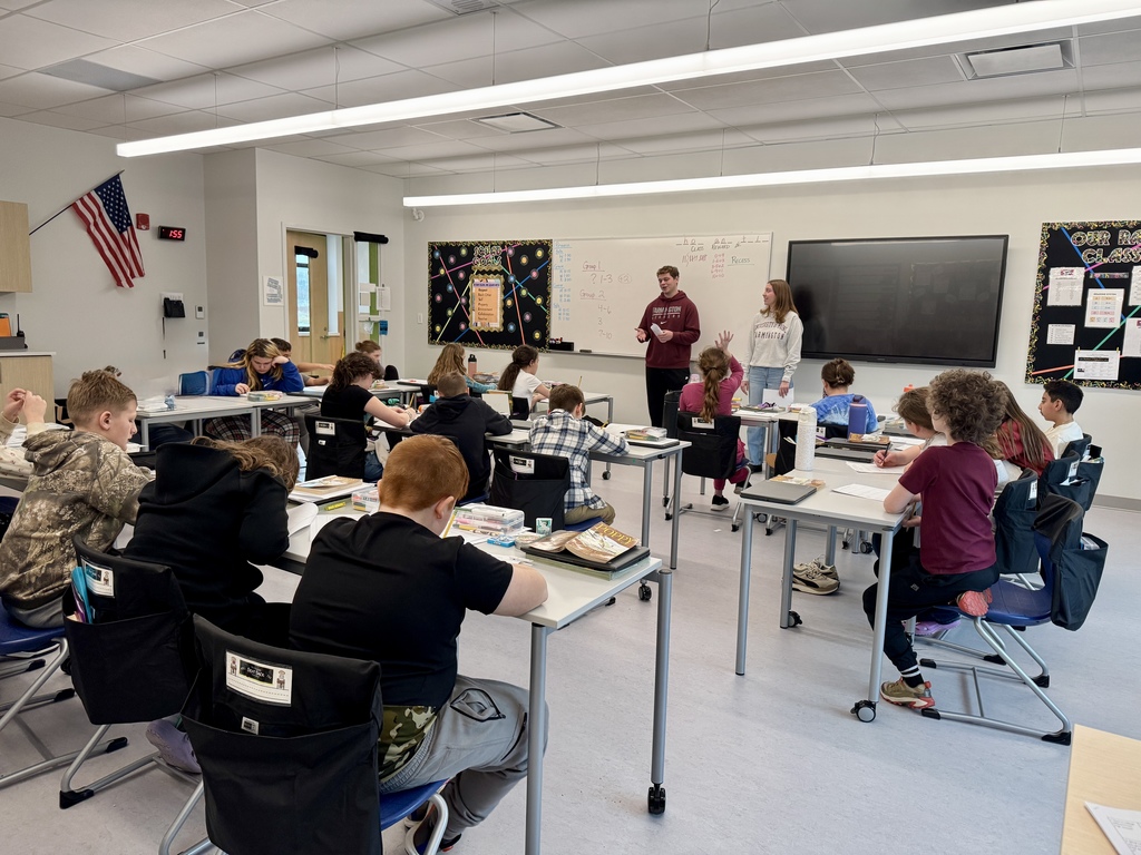 Six college students - including several Lawrence graduates - spent a recent afternoon talking with our fifth graders and answering questions about college.