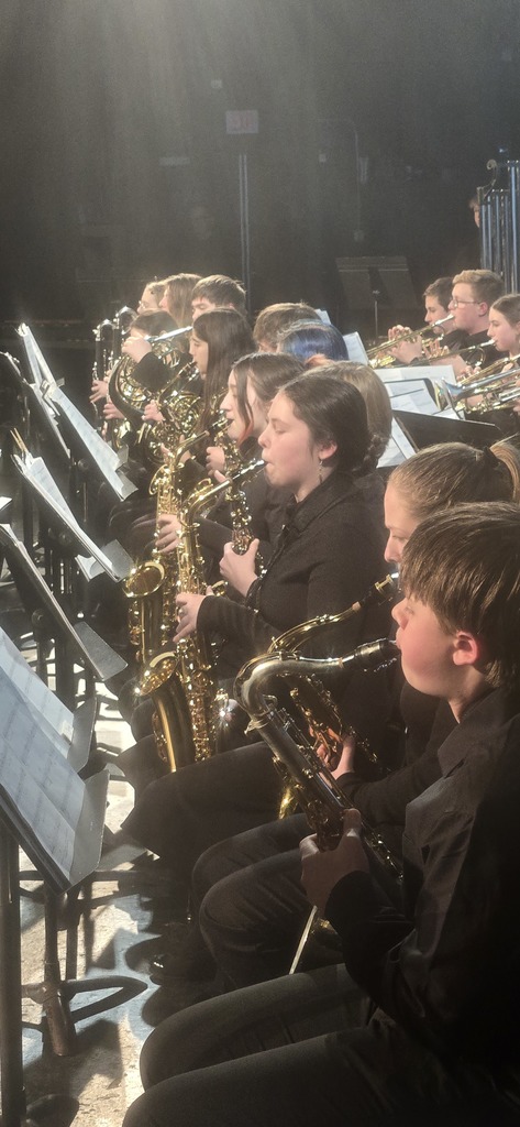 Junior High band students