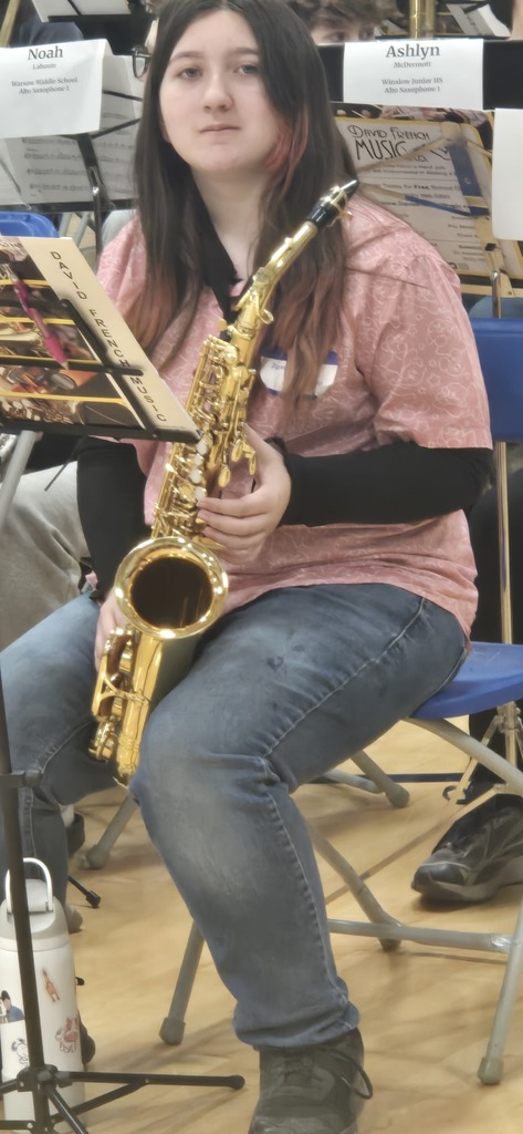 Junior High band students