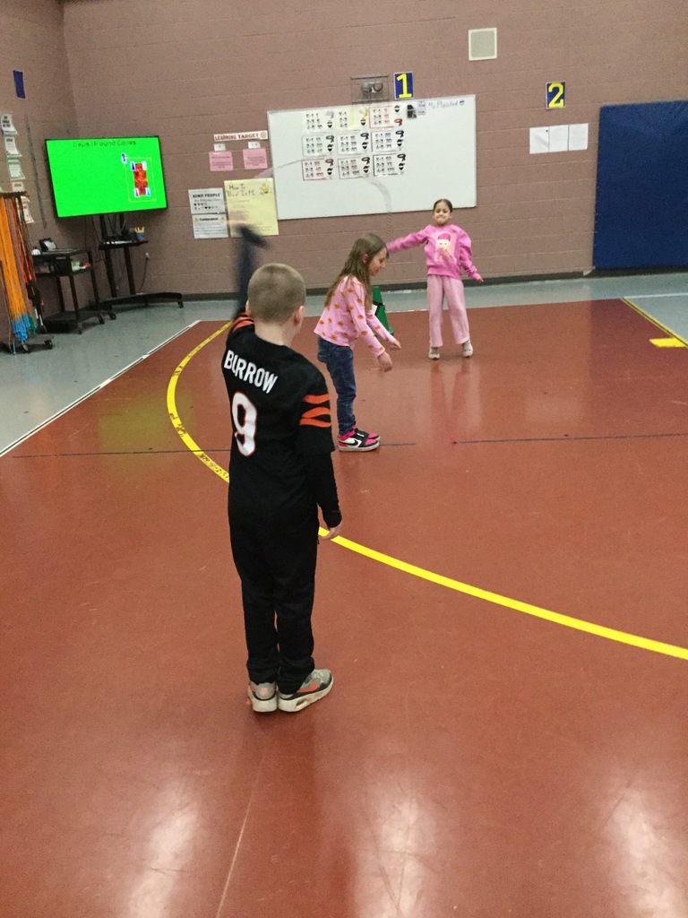 students trying to complete their ninja training.