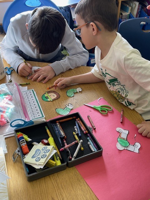 students celebrating st patricks day