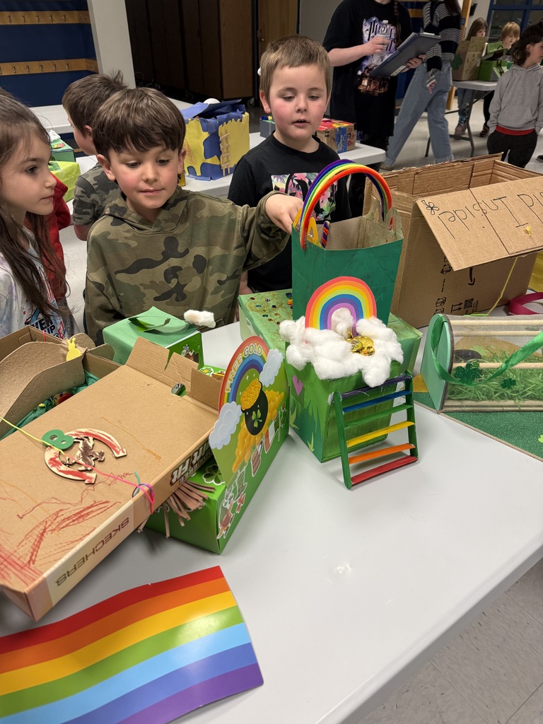 students celebrating st patricks day