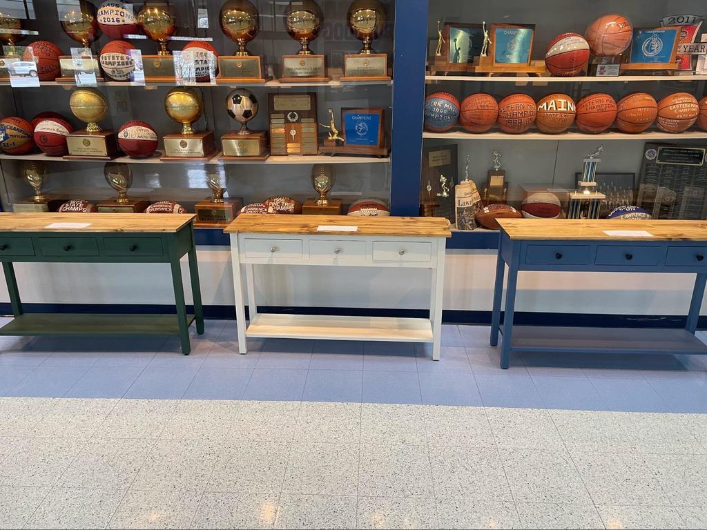 picture of fa piece of furniture built by a student.