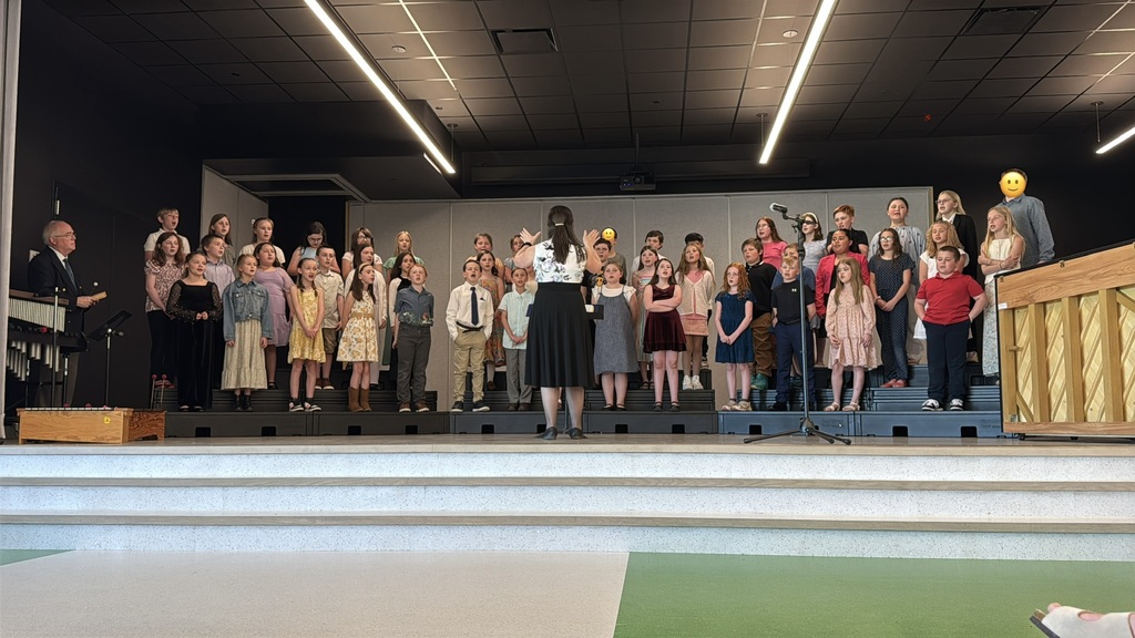 Picture of students in a concert.