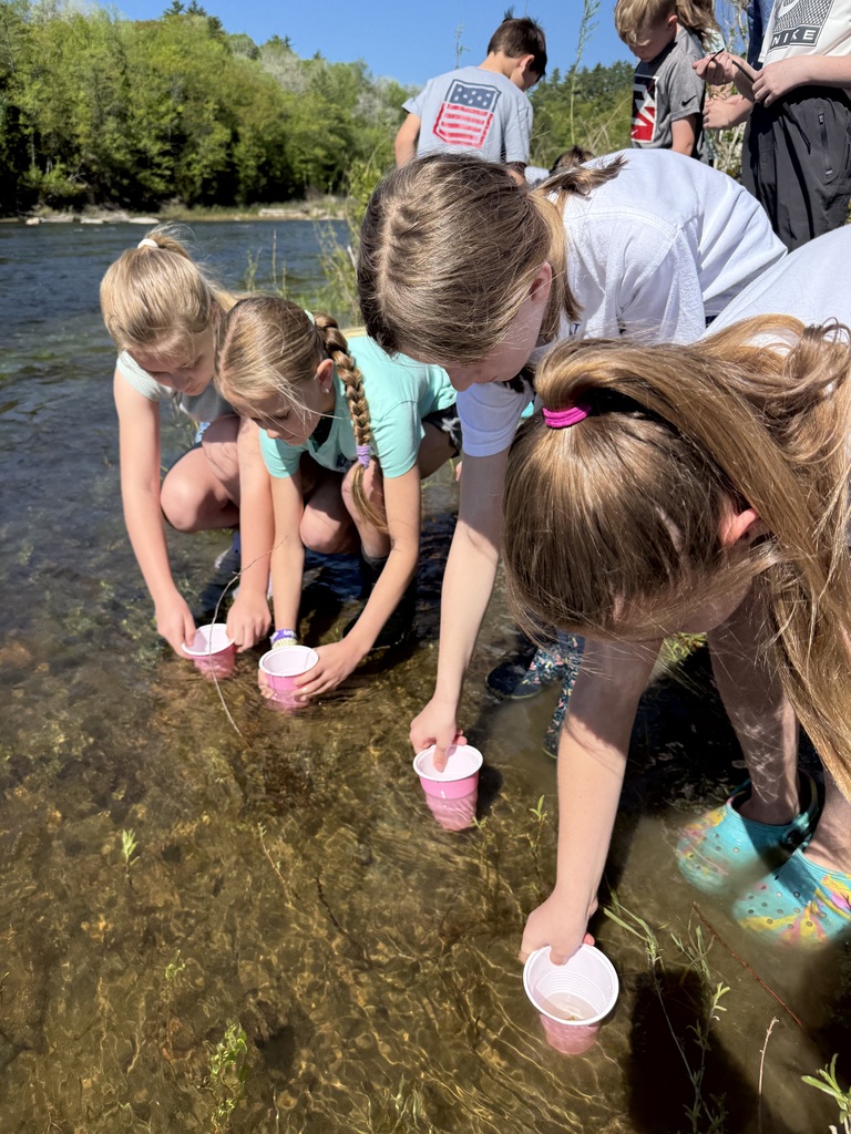 students on a field trip.