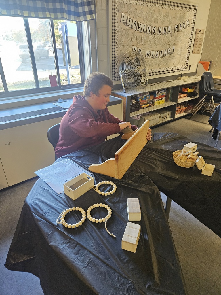 Seventh graders explored the Middle and New England Colonies through a hands-on colonial marketplace activity.
