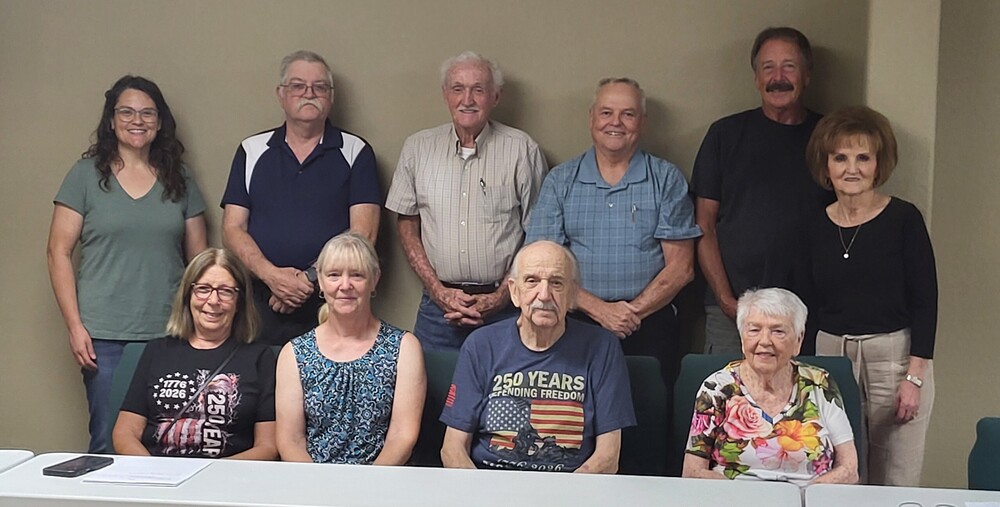 The 2026 Macks Creek Alumni Scholarship Board sat for a photo