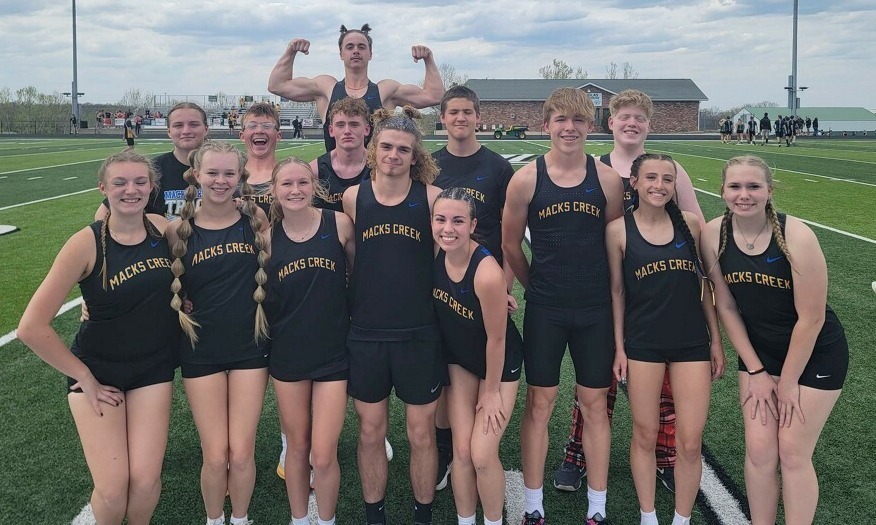 Track Team poses for a photo