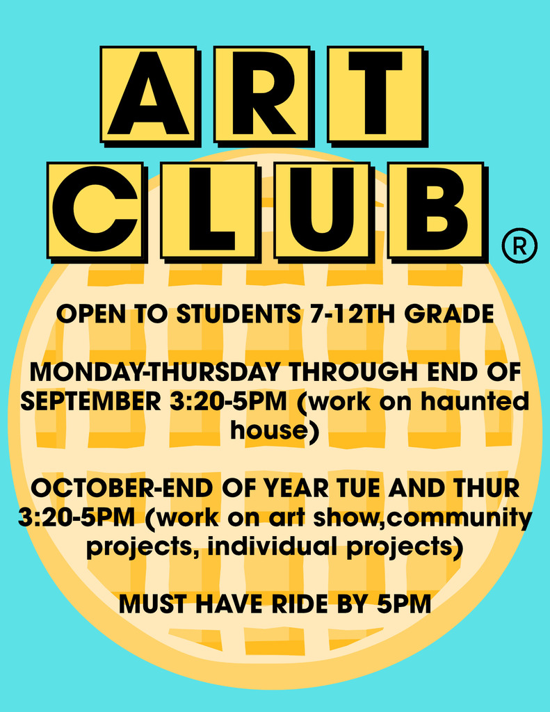 art club flyer