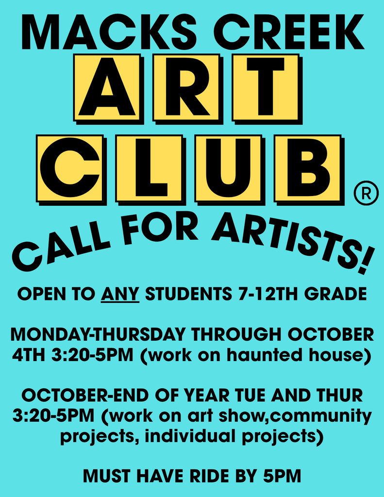 art club flyer