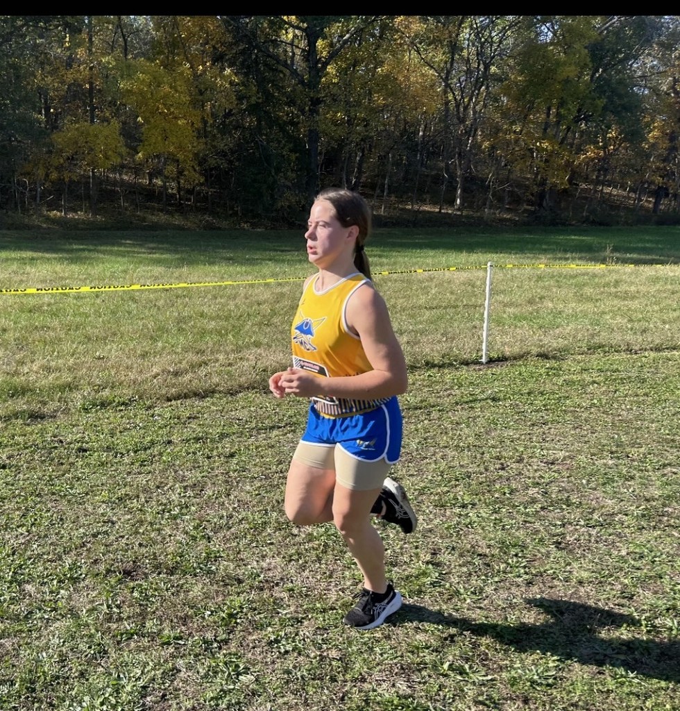 Kaelee races to the finish 