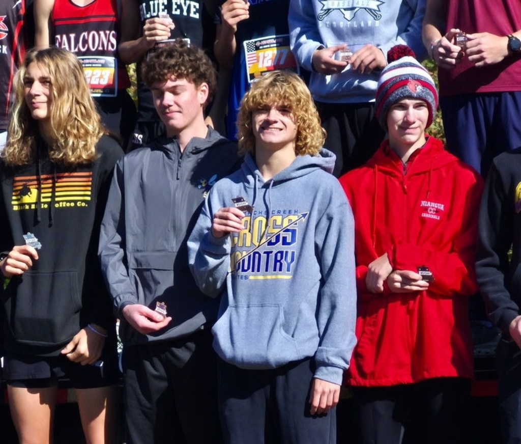 Carter during medal ceremony 