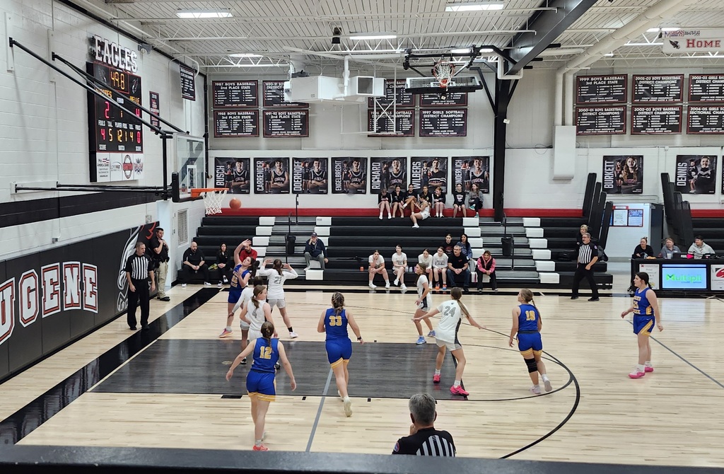 The Lady Pirates making on the offense.