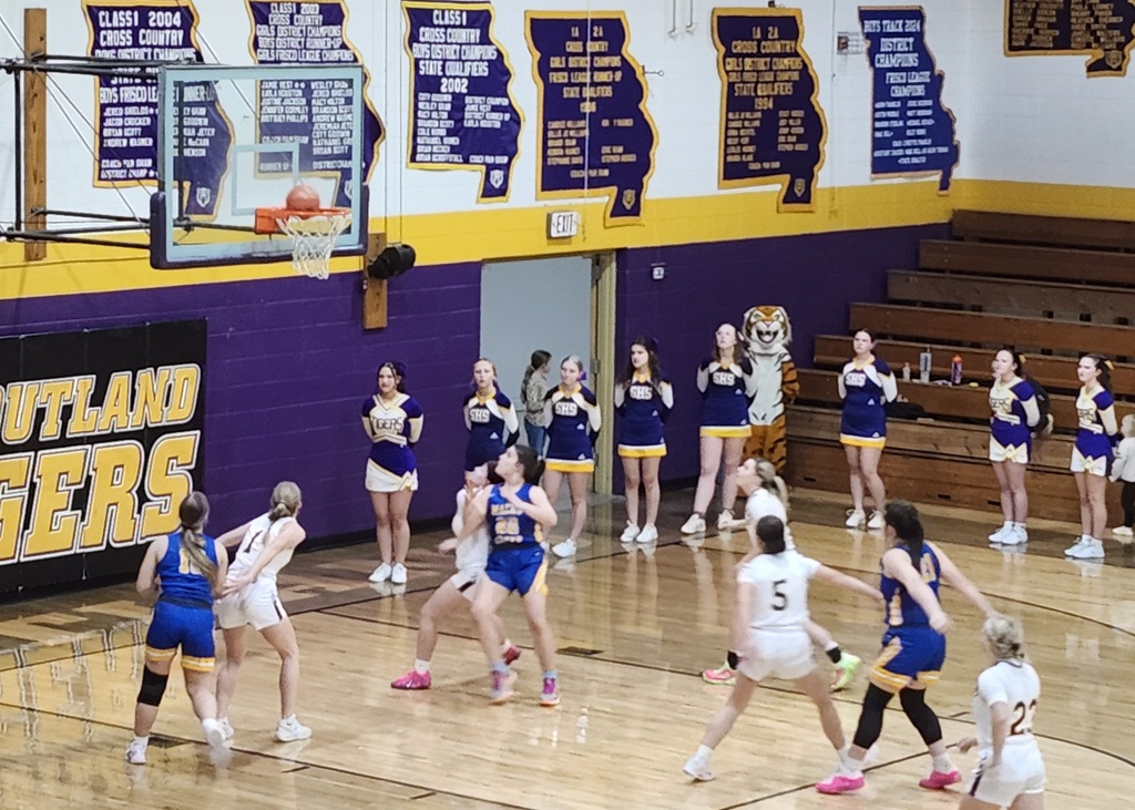 The Lady Pirates are on the offense 