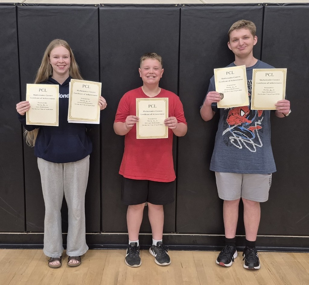 math Bowl category winners