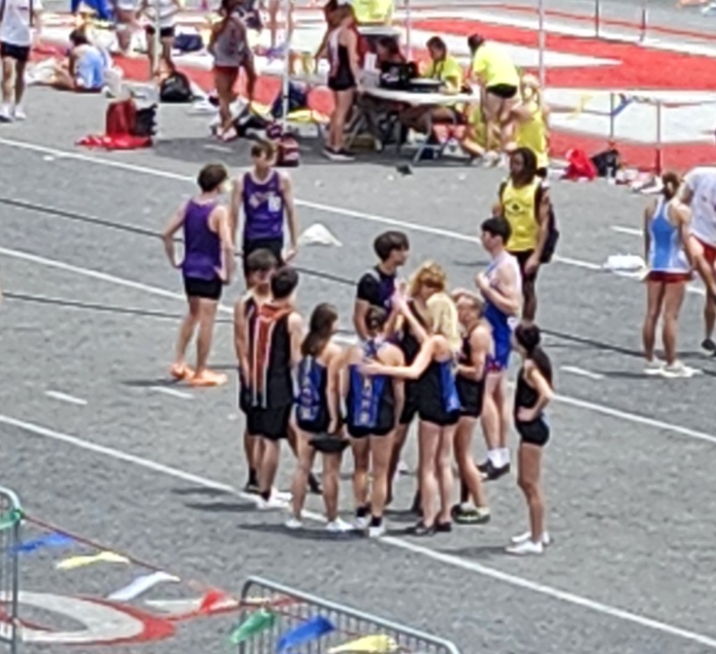 Students at Nixa Sectionals