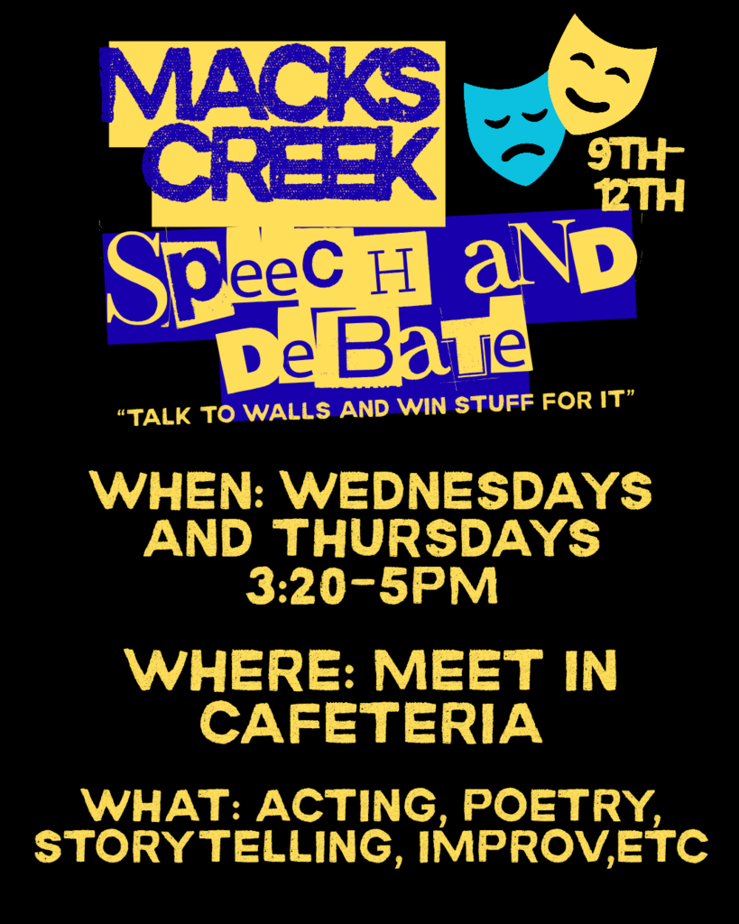 speech and debate flyer 
