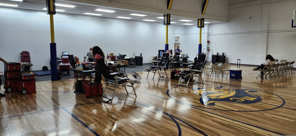 The Blood Drive attendance has been low, please help if you ate able.