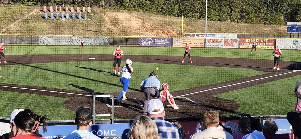 Eva Willis is at bat. 