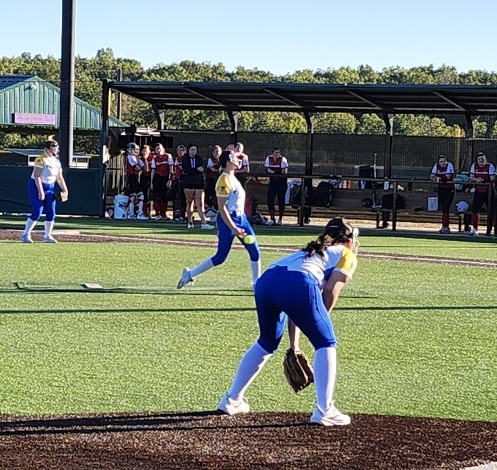 Brooke Downing pitches her 600th strike out!