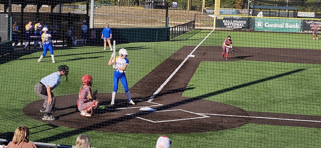 Stella is at bat.