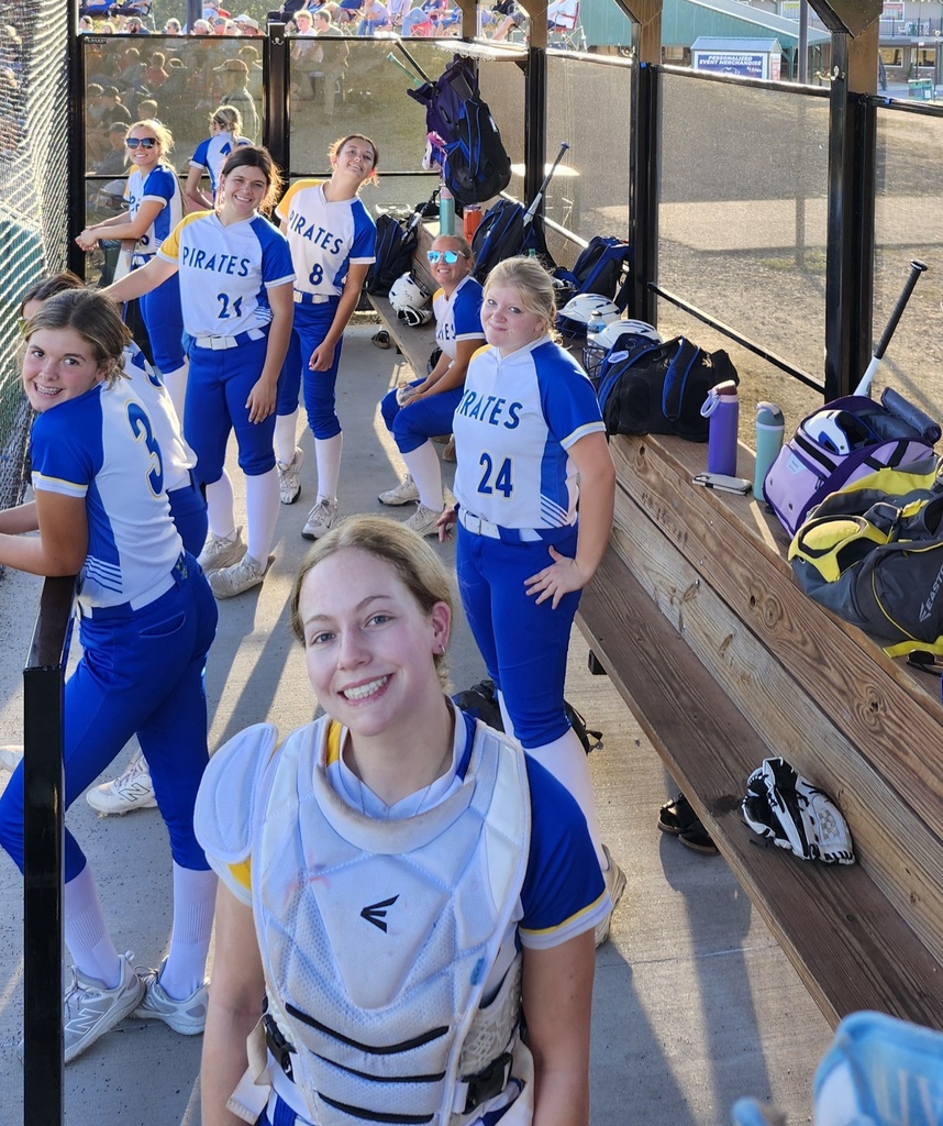 Our team has a lot of fun encouraging each other from the dug out!