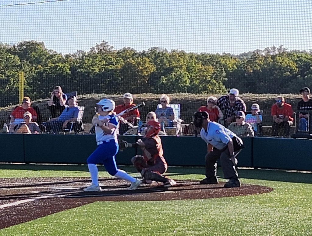 Leigha at bat.