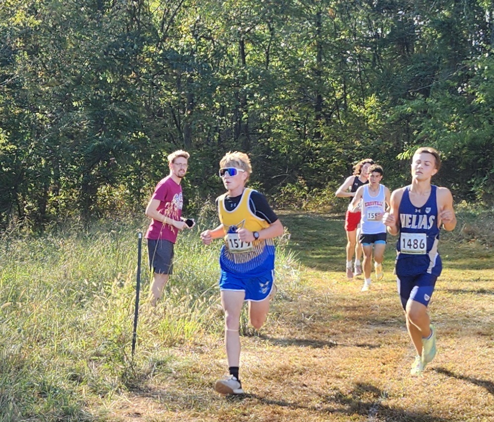 Karsyn made up time on the last mile.