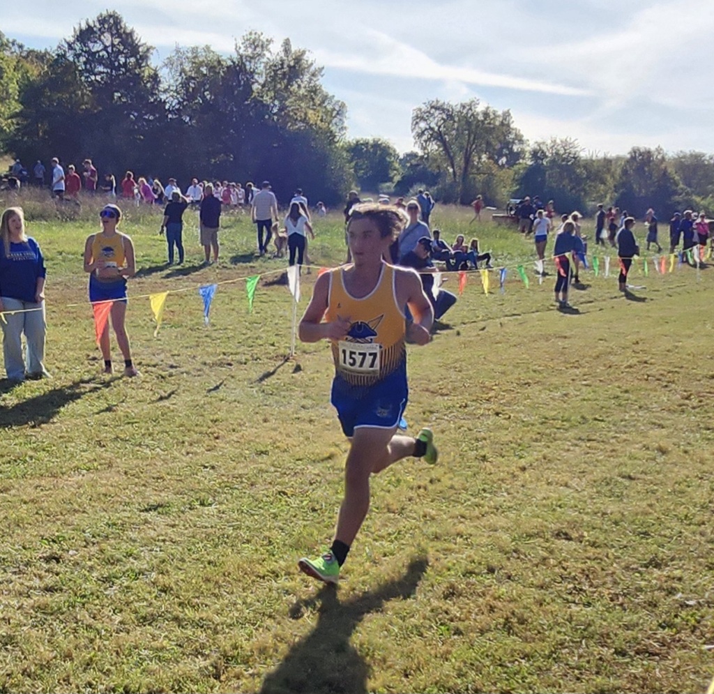 Parker had a great sprint at the finish.