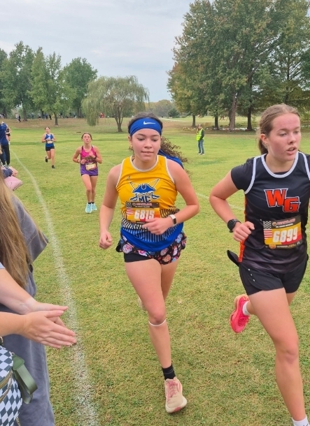 Allie pushed hard at Districts to take 28th.