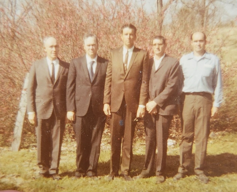Picture of Edna's brothers circa 1968