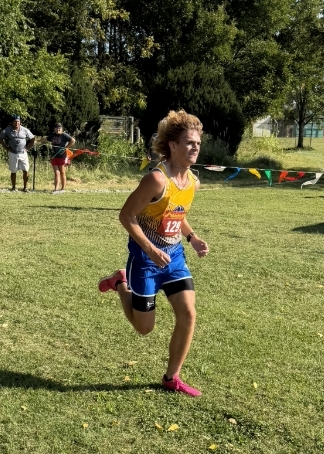 Carter races.
