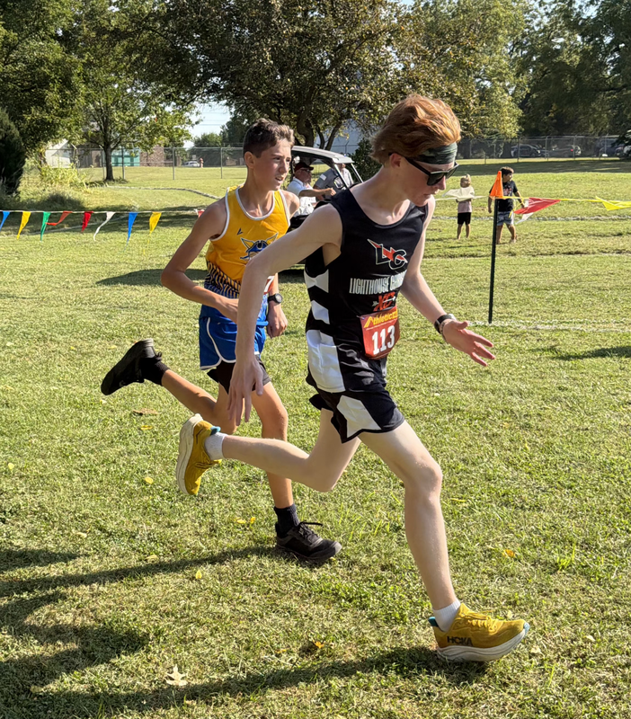 Jason races.