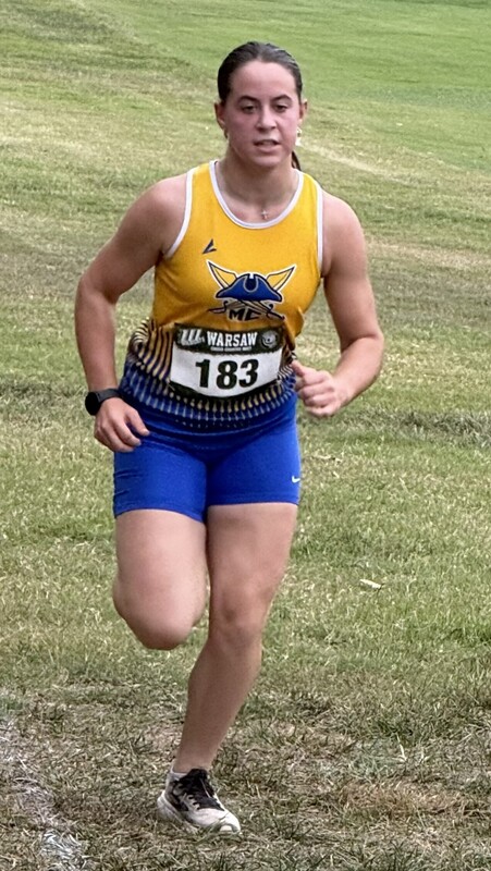 Kaelee running at Warsaw