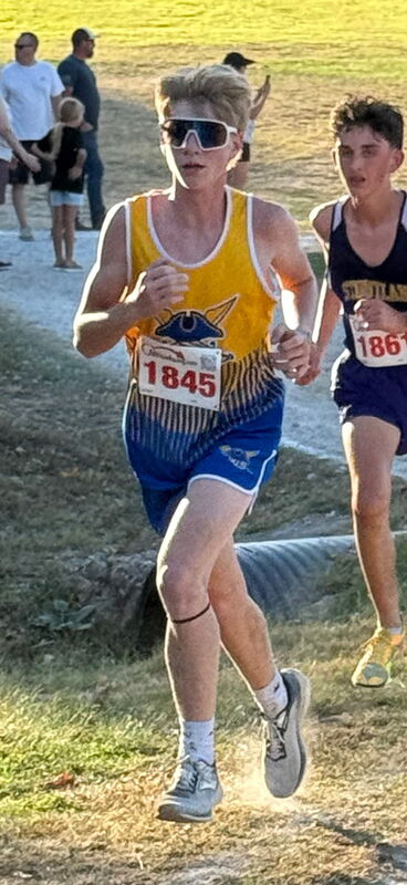 Karsyn running at Dixon.