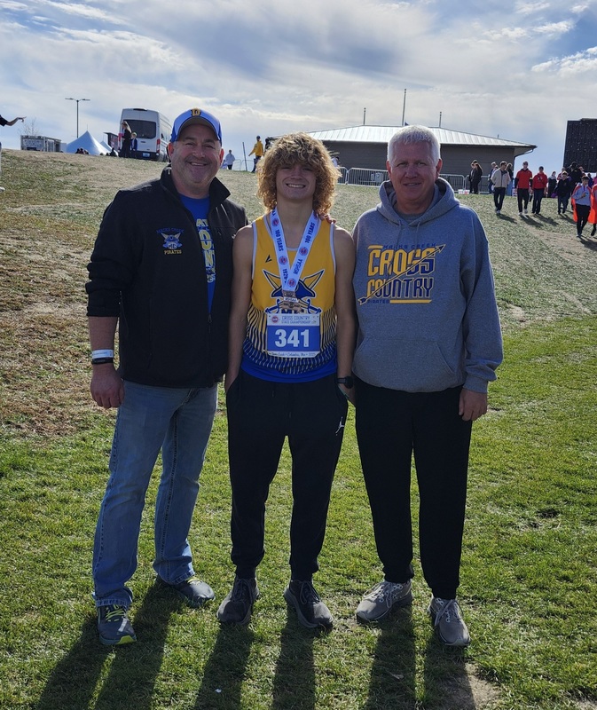 Carter with his Coach Phillips and Ratliff