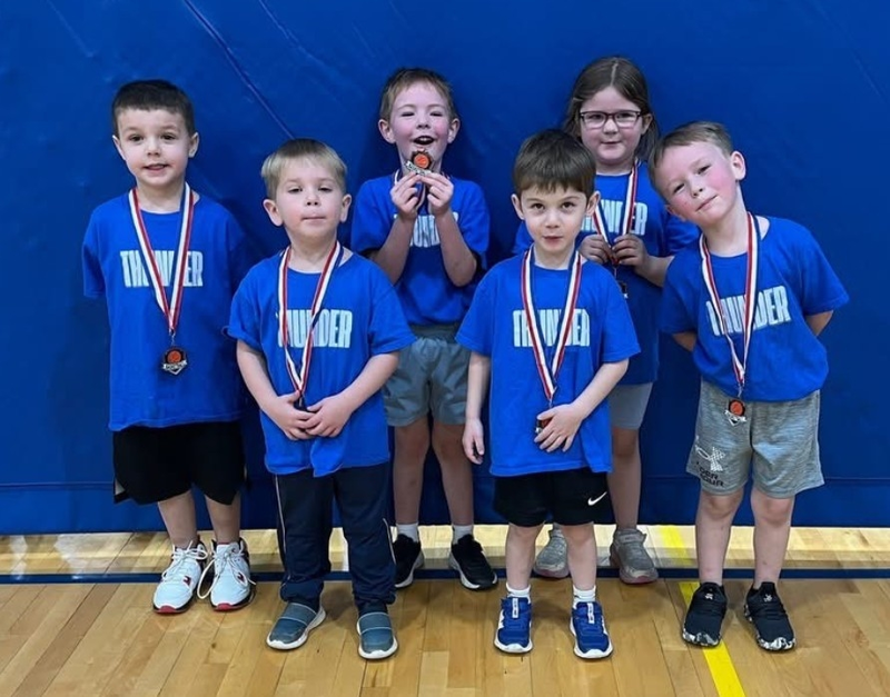 Biddyball Team poses for photo