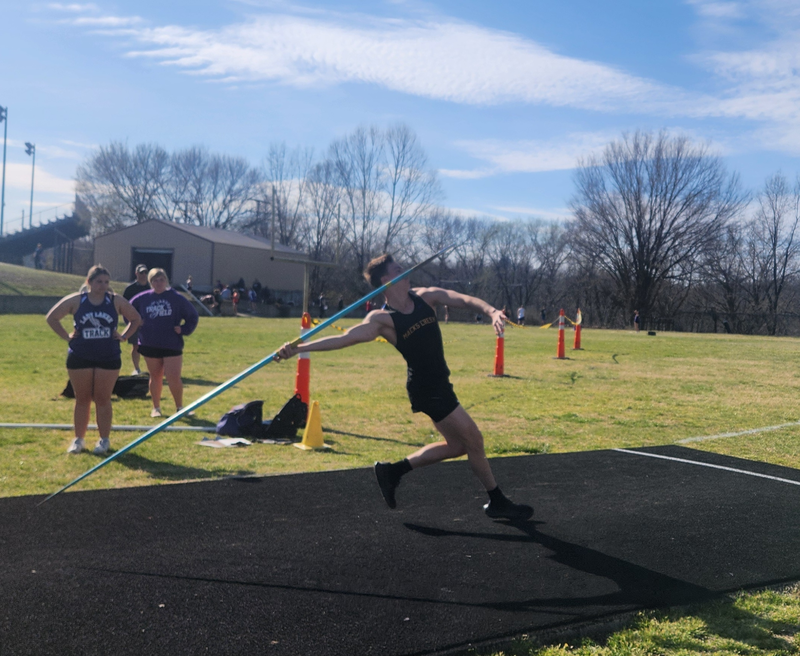 Michael throws the Javelin 