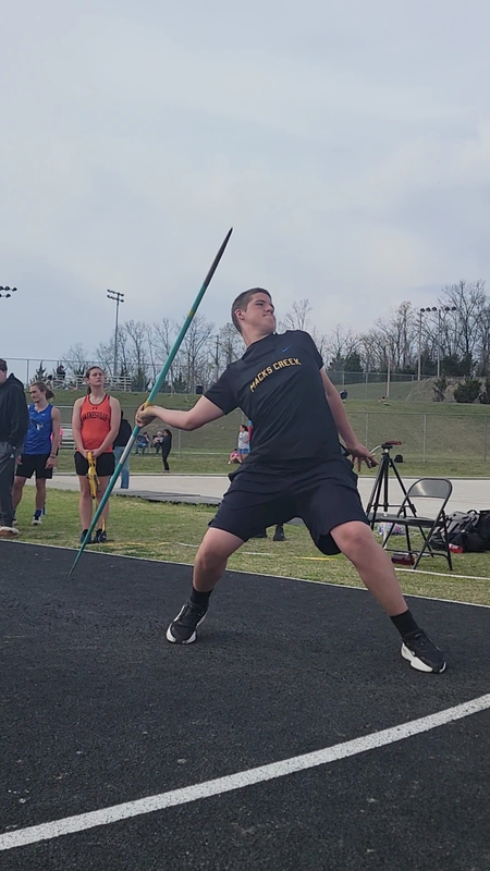 Eric throws the Javelin 