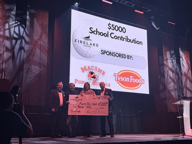 Macomb receives donation 1
