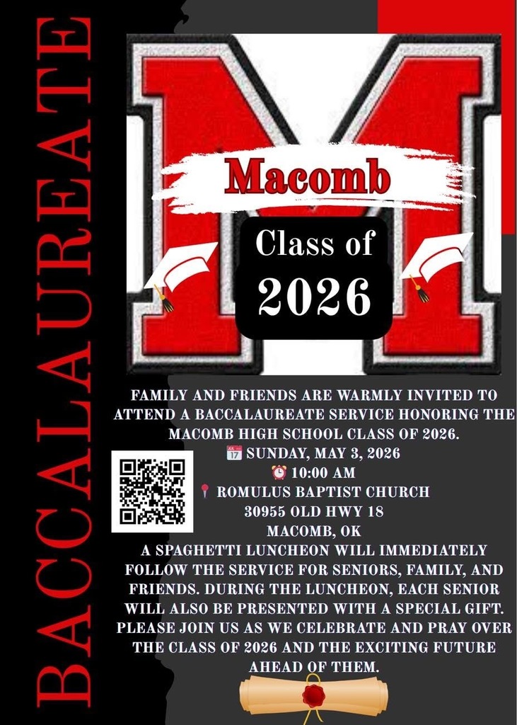Macomb Baccalaureate  May 23rd, 2026 10 AM