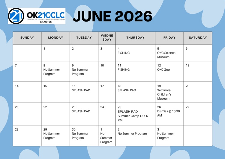 June calendar